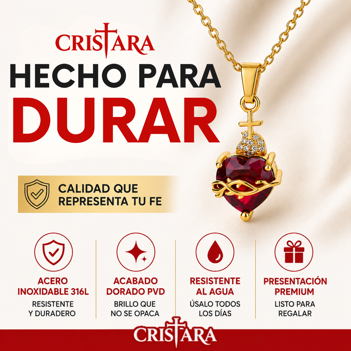 Collar del Sagrado Corazón de Jesús